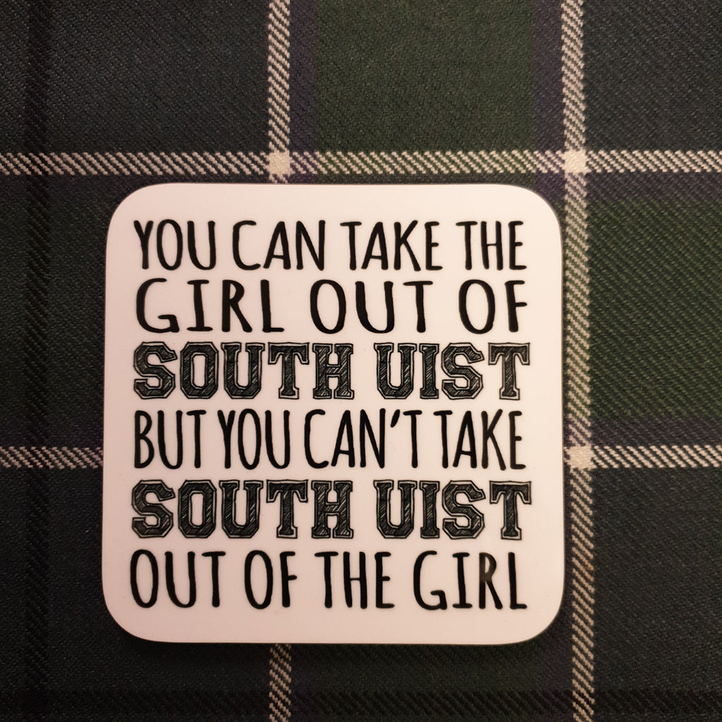 South Uist Girl Coaster